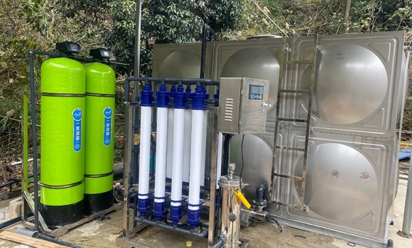 海南某景区4吨超滤生活用水设备