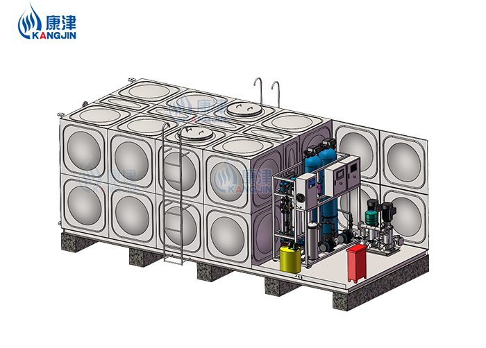 3T/H(每小时出水3吨)移动式一体化超滤